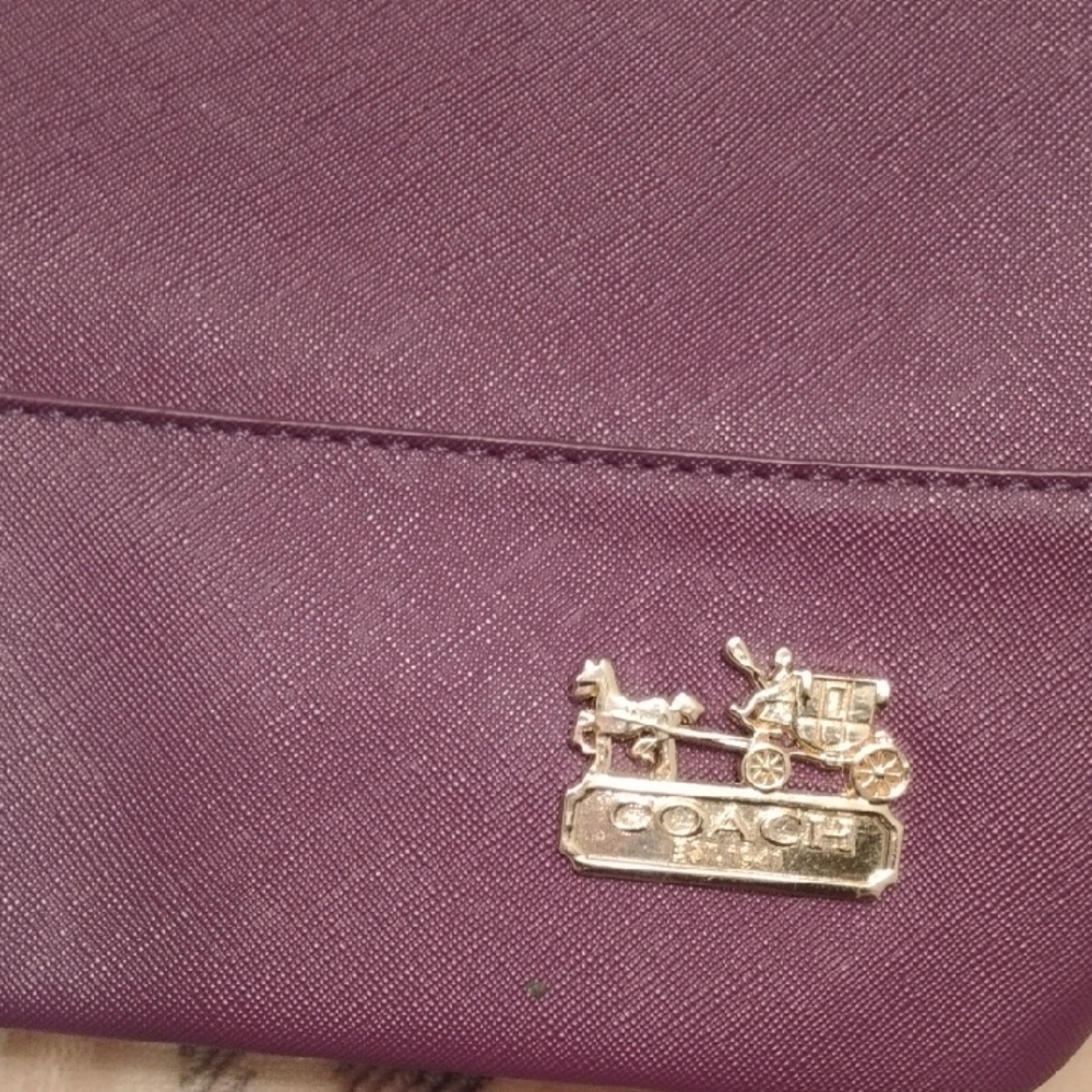 Coach Luxurious Purple Shoulder Bag